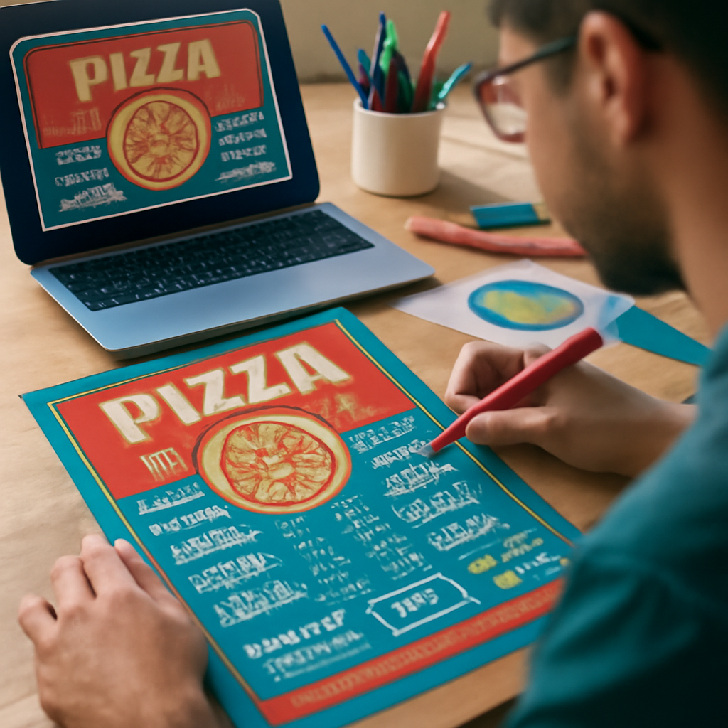Designer Gráfico para pizzaria