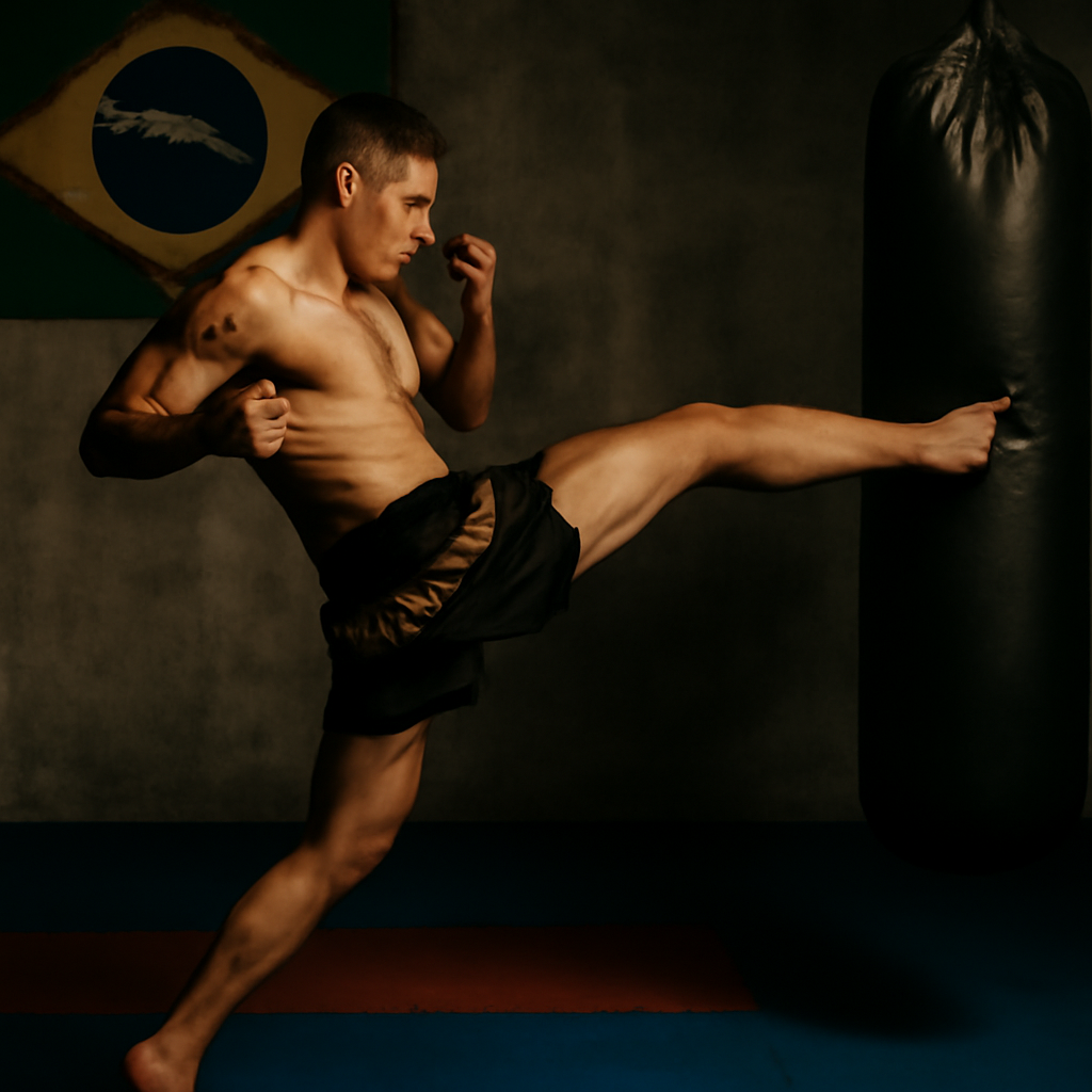 Chute médio travando? Antes de culpar a mobilidade, audite a bermuda do seu time no Muay Thai